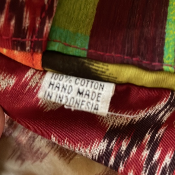 Handmade mixed print backpack purse - Picture 7 of 8